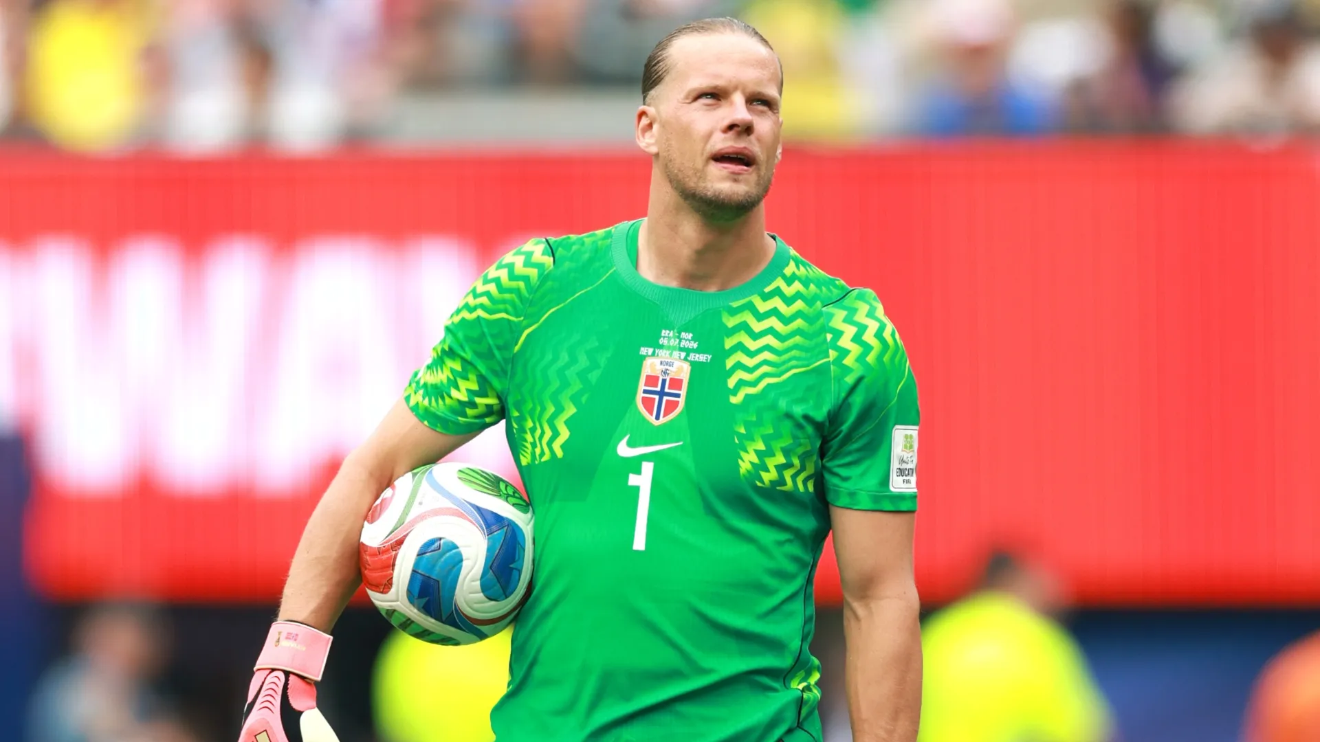 Orjan Nyland during the FIFA World Cup 2026 Round of 16 match (Source: Elsa/Getty Images)
