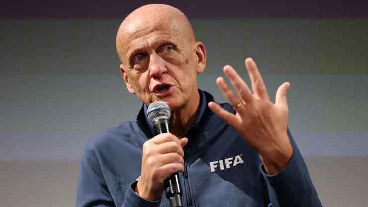 Chairman of the FIFA Referee Committee, Pierluigi Collina.