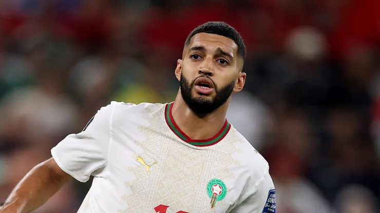 Ismael Saibari #11 of Morocco.