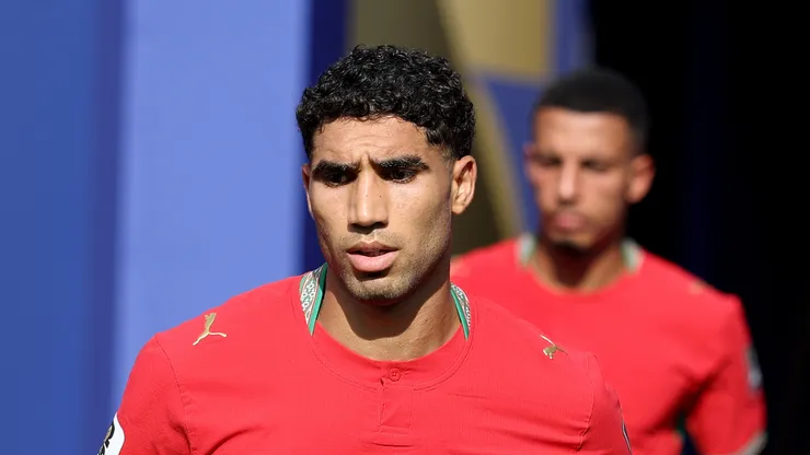 Achraf Hakimi #2 of Morocco.