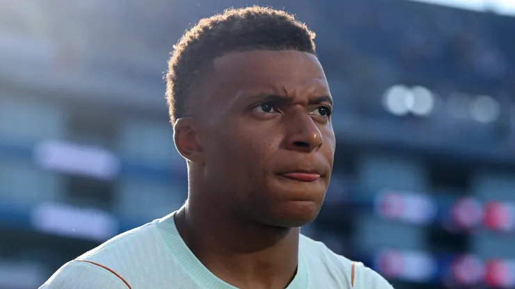 Kylian Mbappe #10 of France after eliminating Morocco.