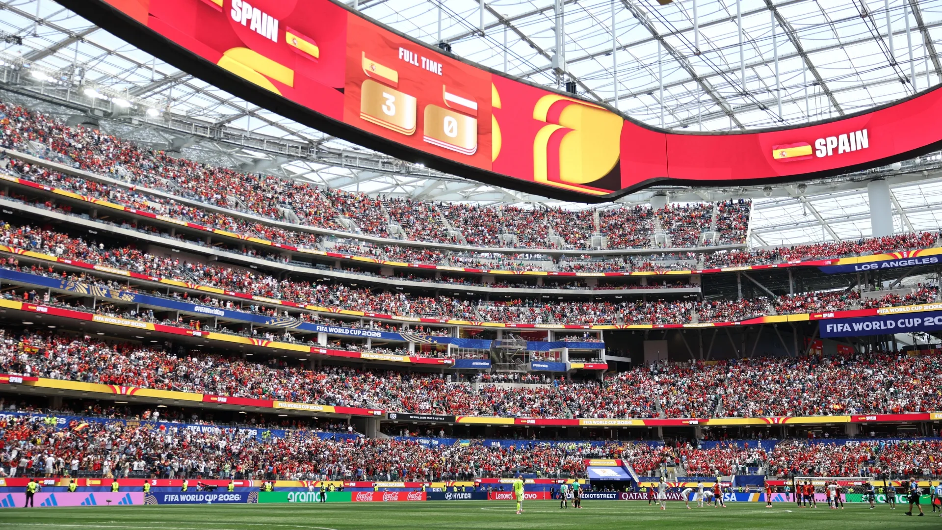 General view inside the stadium during the FIFA World Cup 2026