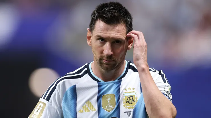 Lionel Messi #10 of Argentina.