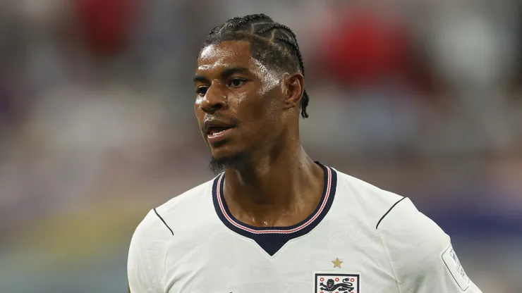 Marcus Rashford #11 of England.