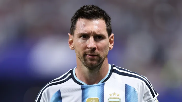 Lionel Messi #10 of Argentina.