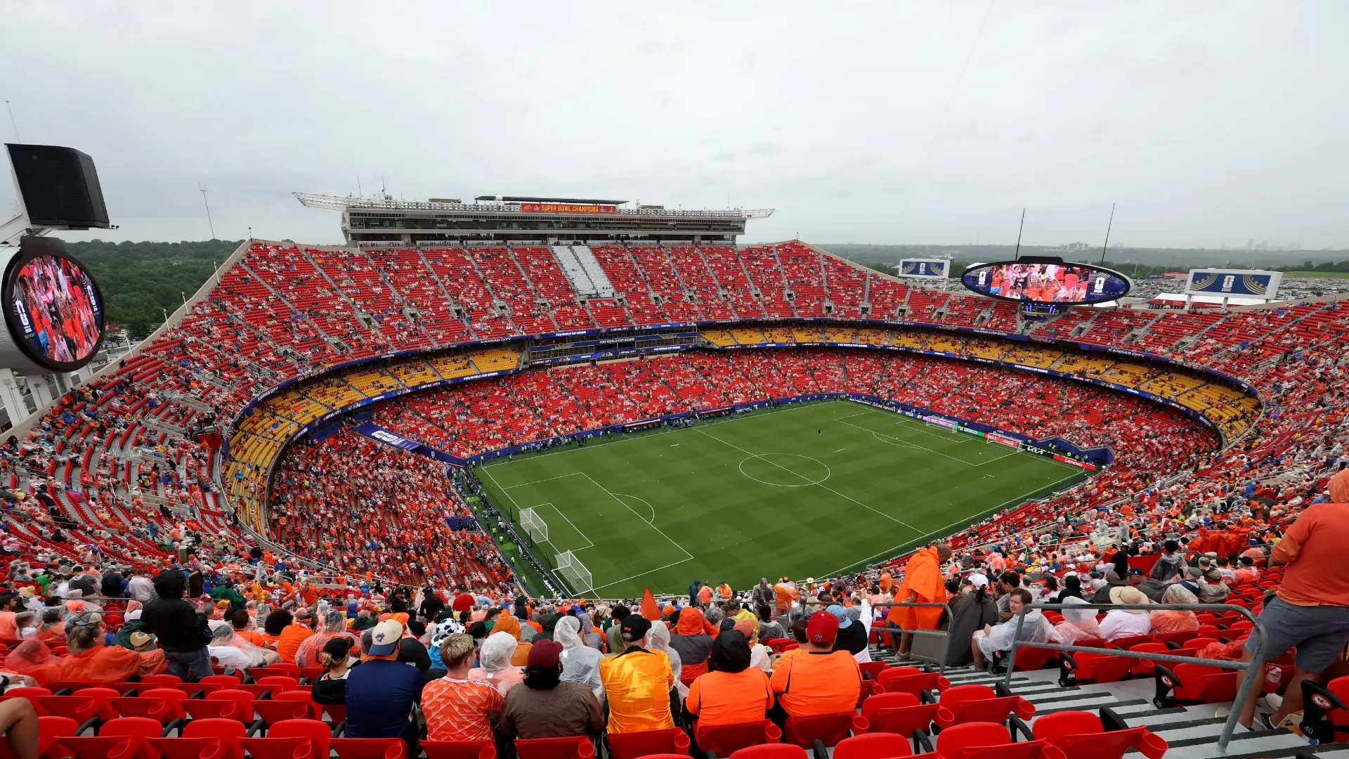 General view inside the stadium. Charlotte Wilson/Getty Images