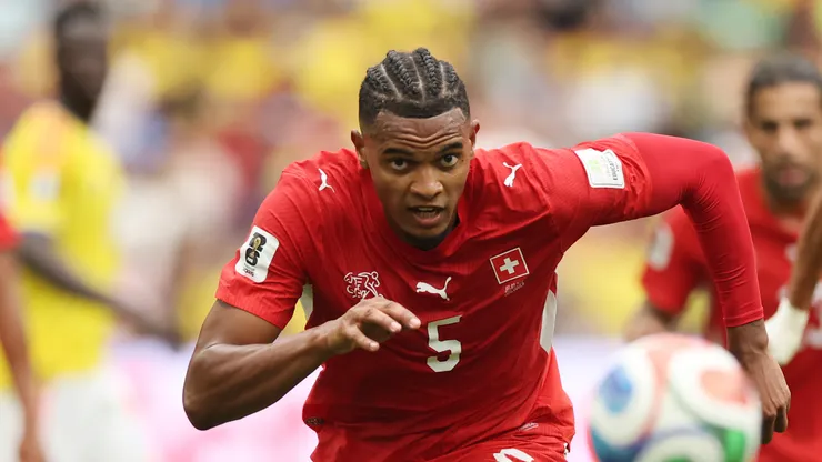 Manuel Akanji #5 of Switzerland.