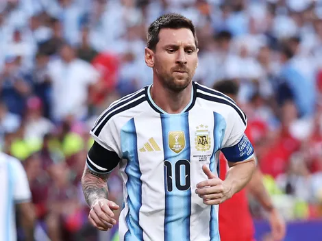 Has Lionel Messi ever played against England with Argentina?