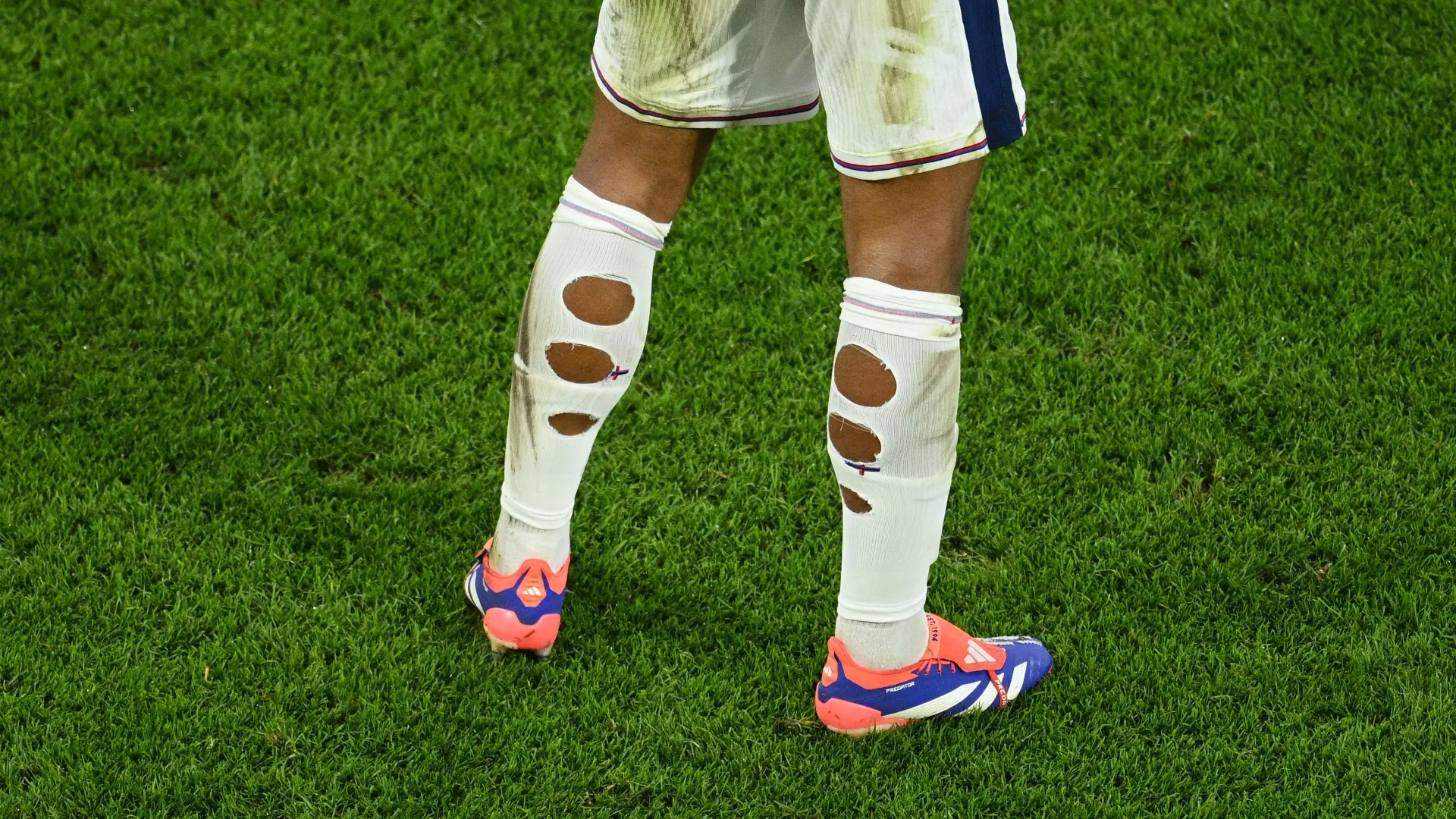 Bellingham in another tournament with holes in his socks (Getty Images)