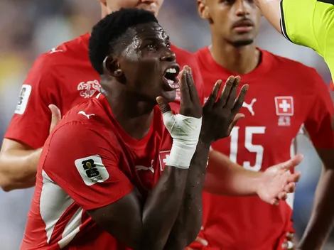 Murat Yakin and Switzerland players complain about Breel Embolo’s red card