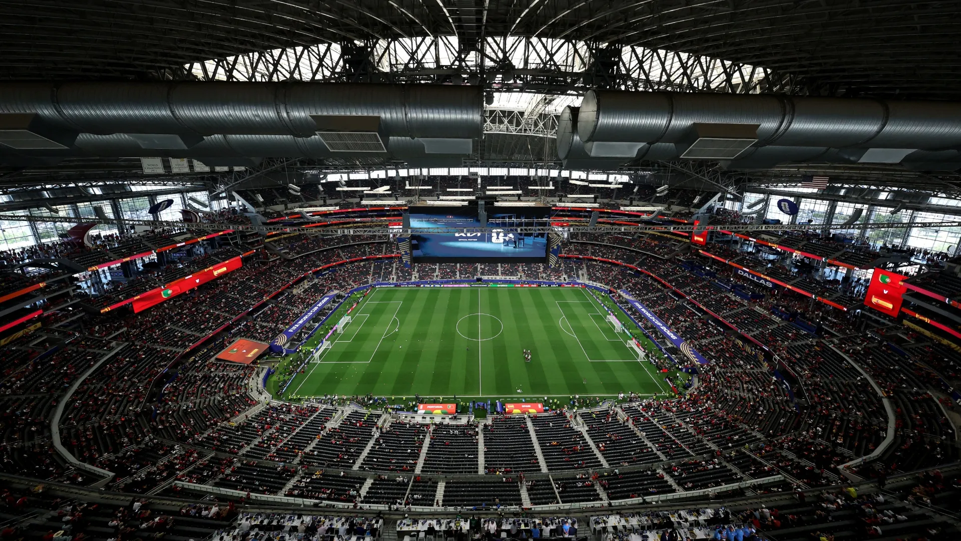 A general view of Dallas Stadium