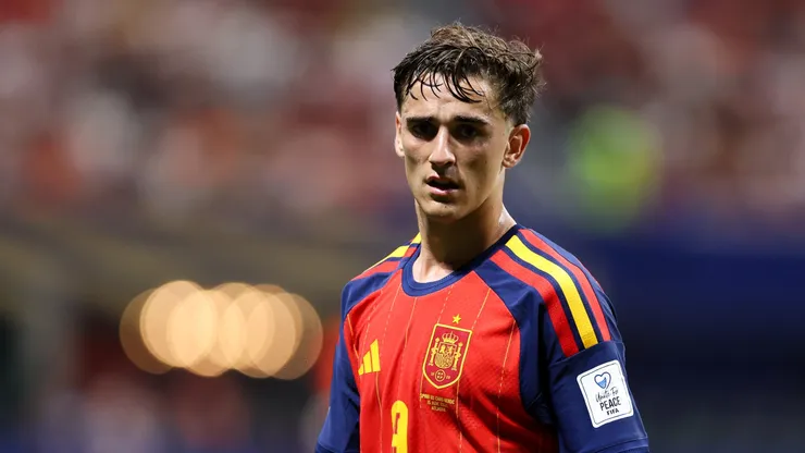 Gavi #9 of Spain