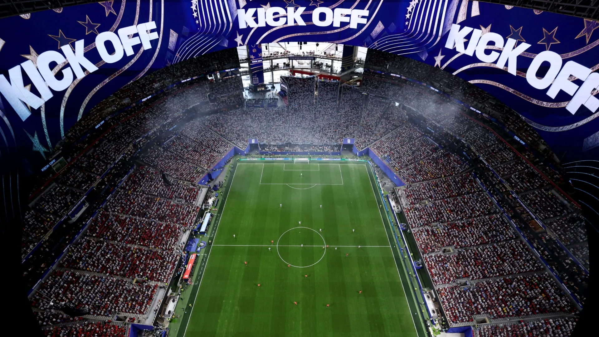 A general view of Atlanta Stadium during the FIFA World Cup 2026 Round of 16 match (Source: Dan Mullan/Getty Images)