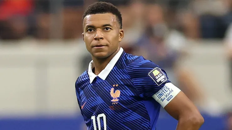 Kylian Mbappe #10 of France.