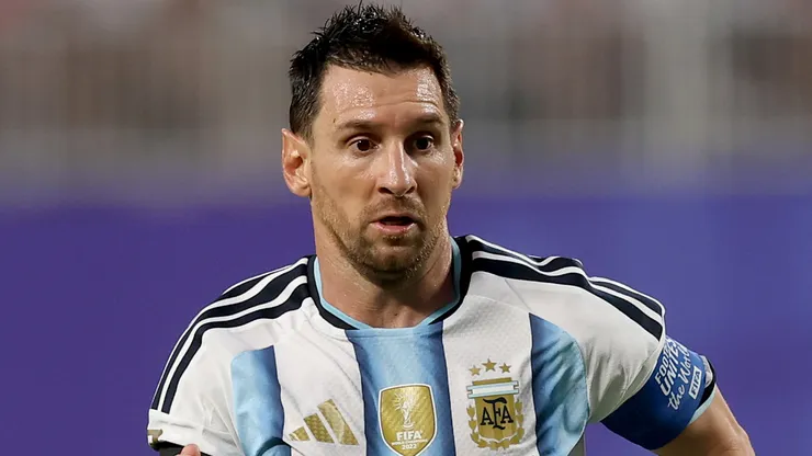 Lionel Messi #10 of Argentina.