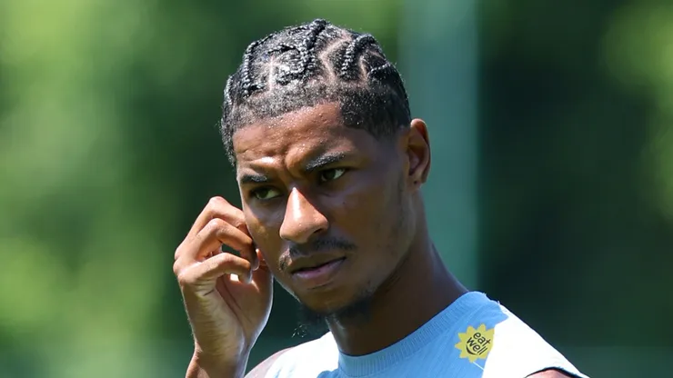 Marcus Rashford #11 of England.