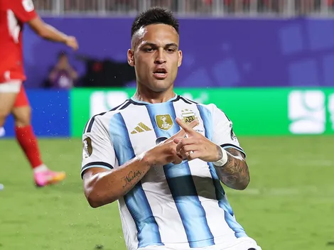 Why isn't Lautaro Martinez starting today for Argentina vs England?
