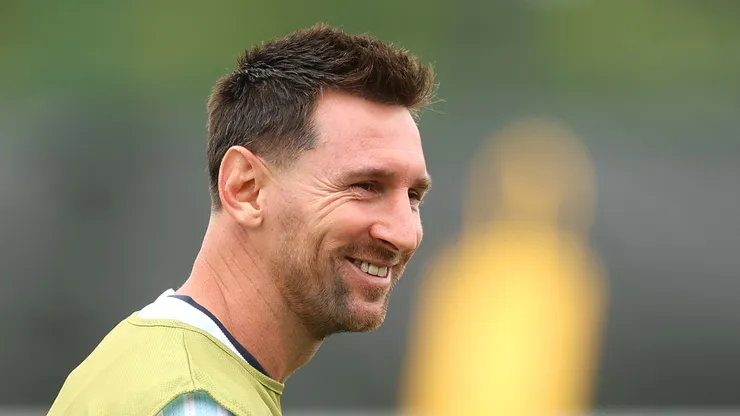 Lionel Messi of Argentina