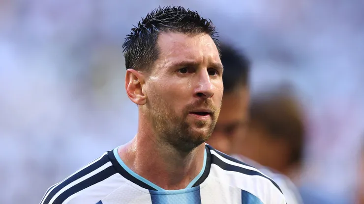 Lionel Messi #10 of Argentina.