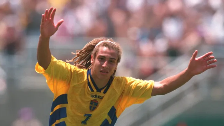 Henrik Larsson of Sweden