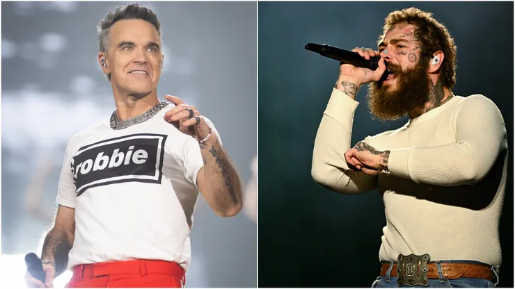 Robbie Williams and Post Malone