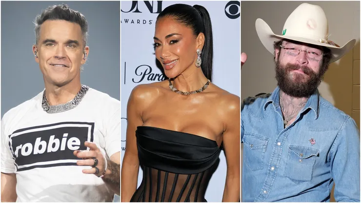 Robbie Williams, Nicole Scherzinger and Post Malone