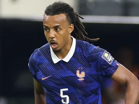 Why isn't Jules Kounde playing today for France vs England?