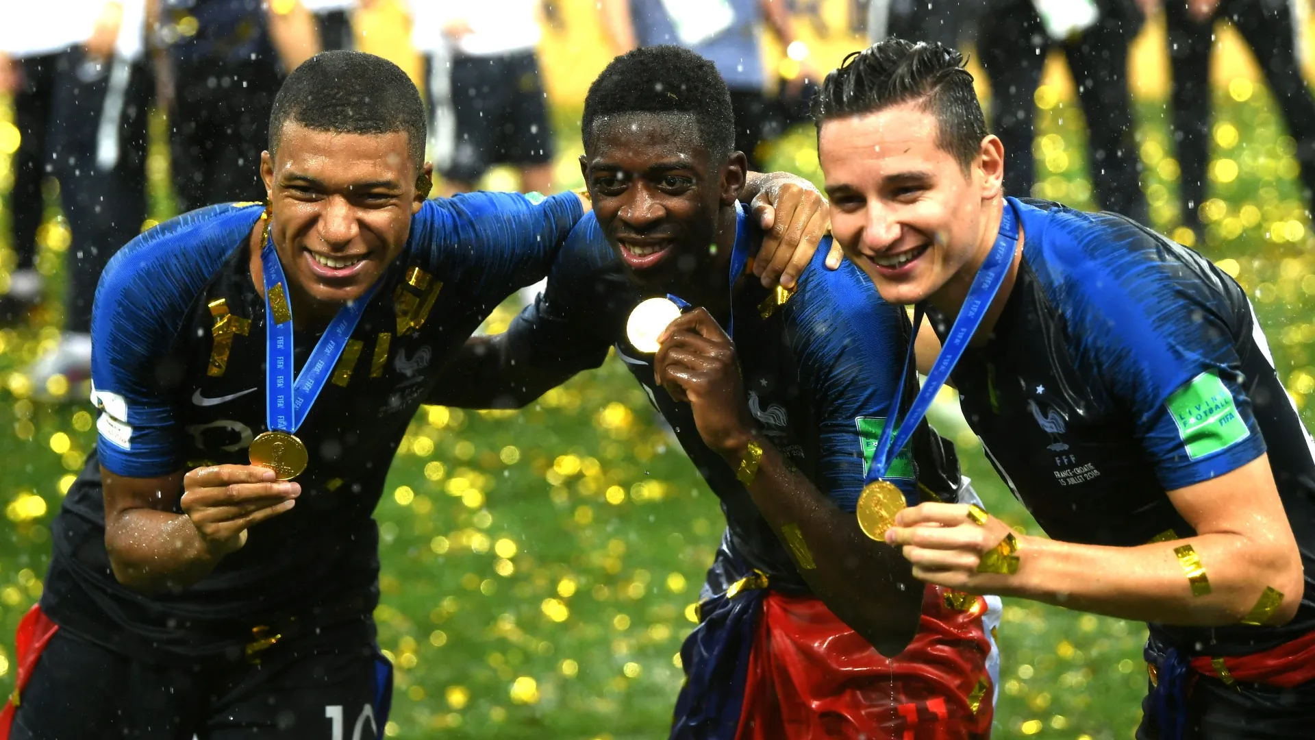 French players with Gold Medals in 2018 (Getty Images)