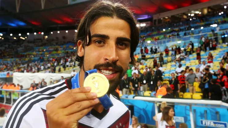 Sami Khedira with the Brazil 2014 Gold Medal