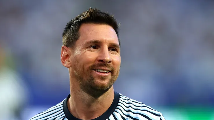 Lionel Messi of Argentina