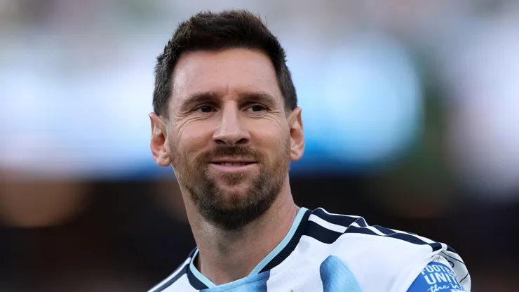 Lionel Messi of Argentina