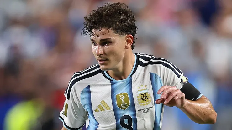 Julian Alvarez #9 of Argentina during the FIFA World Cup 2026 Quarter Final.