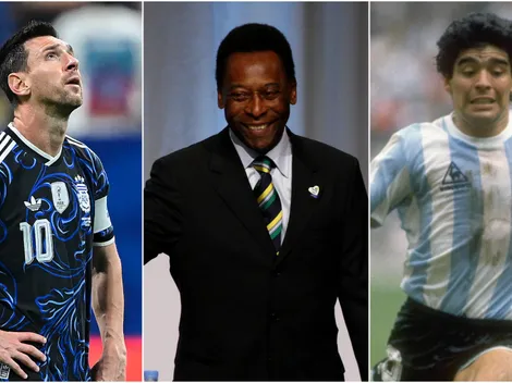 Where does Lionel Messi stand in World Cup titles compared to Pele, Diego Maradona?