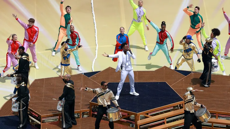 IShowSpeed performs during the closing ceremony before the FIFA World Cup 2026 Final match