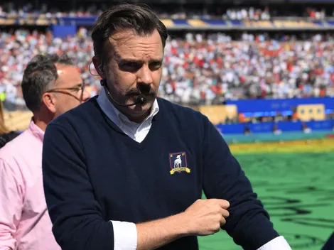 Why did Jason Sudeikis appear as Ted Lasso at the World Cup Final?