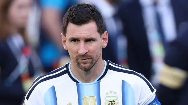 Lionel Messi #10 or Argentina.
