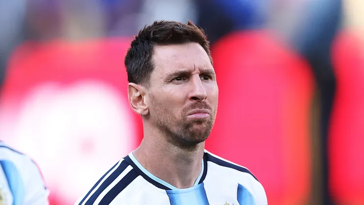 Lionel Messi #10 of Argentina.