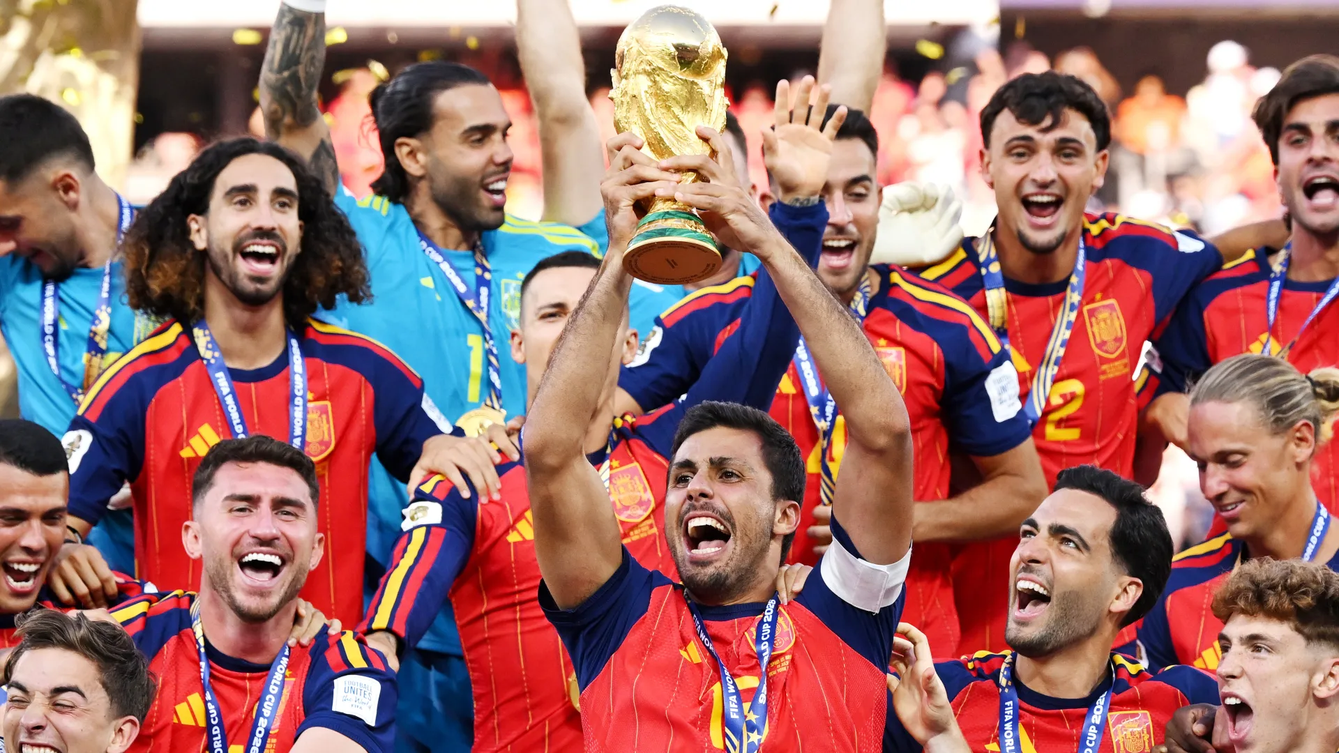 Rodri #16 of Spain.