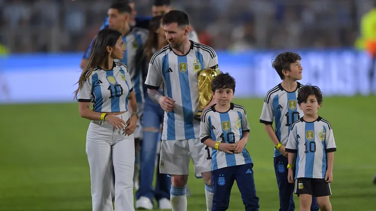 Lionel Messi #10 of Argentina