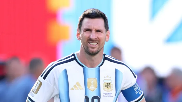 Lionel Messi #10 of Argentina.