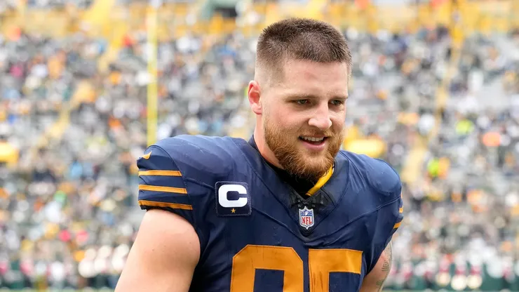 Tucker Kraft #85 of the Green Bay Packers