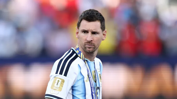 Messi after losing World Cup