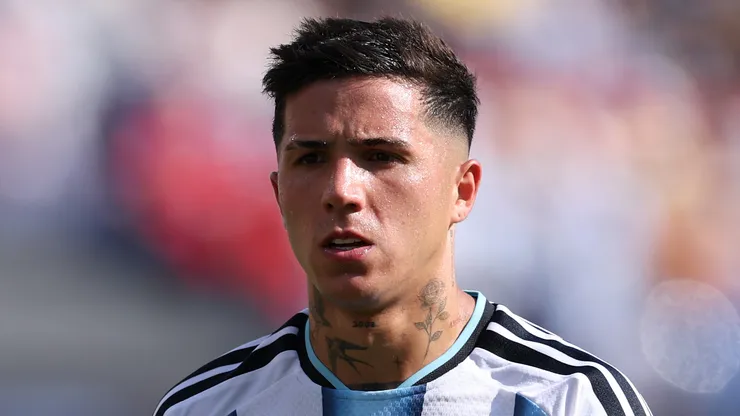 Enzo Fernandez #24 of Argentina.