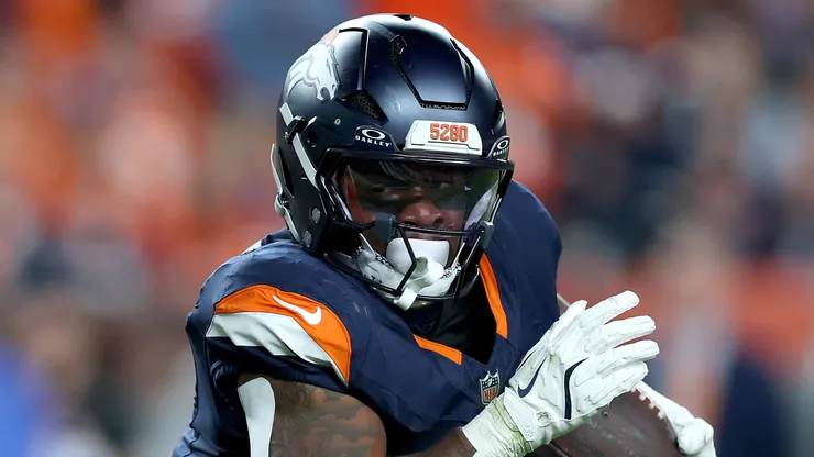 RJ Harvey of the Denver Broncos