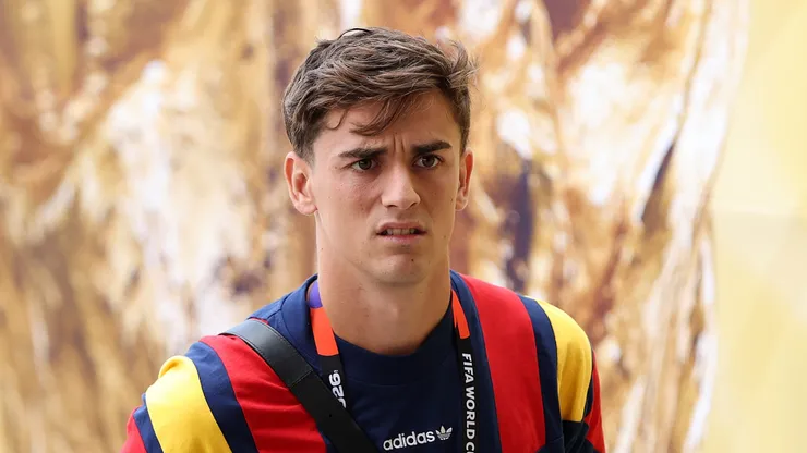 Gavi #9 of Spain.