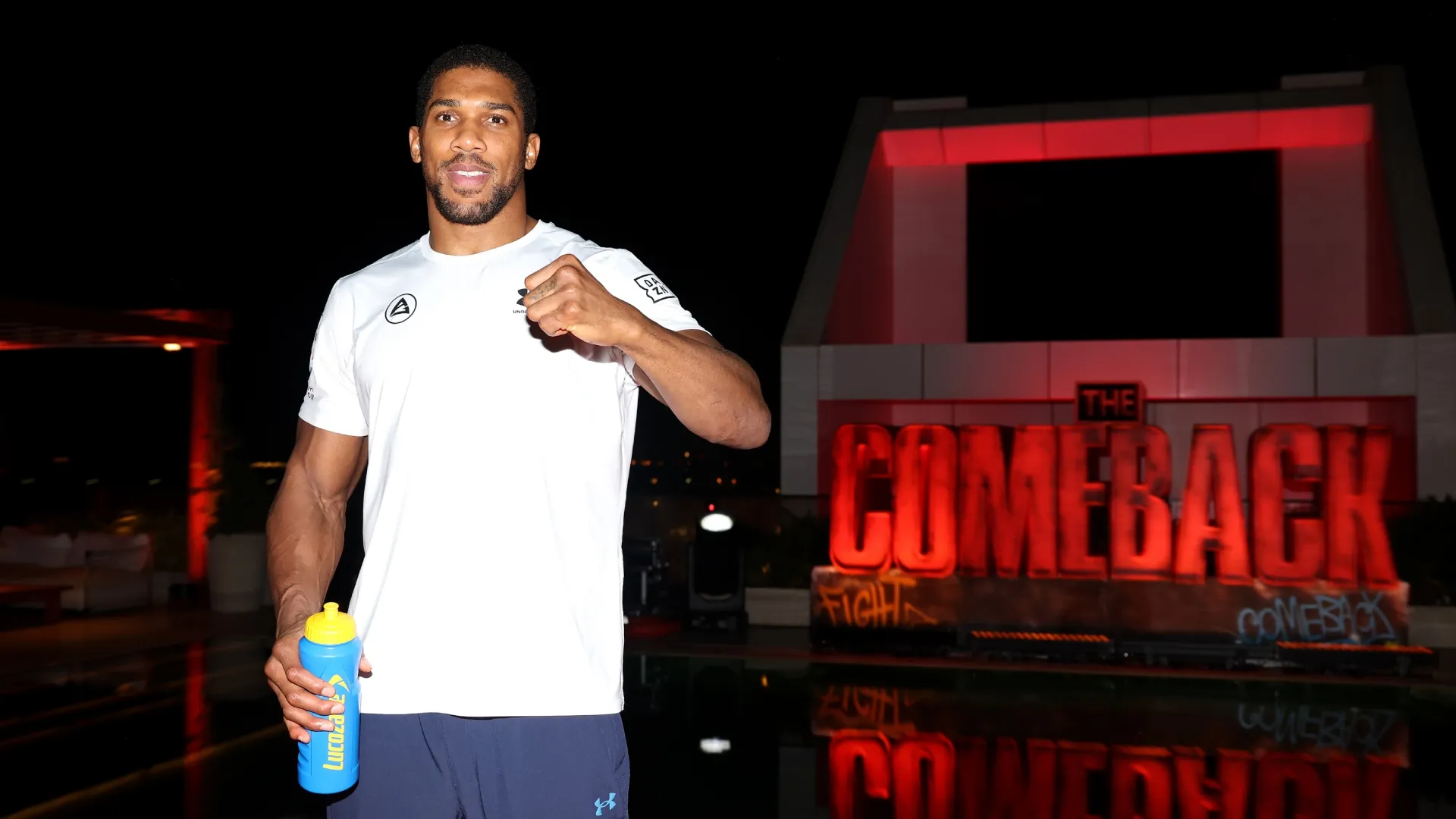 Anthony Joshua poses for a photo. Richard Pelham/Getty Images