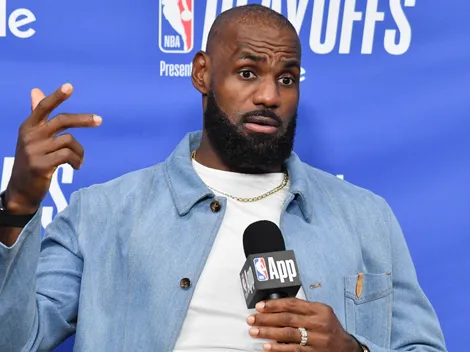 LeBron James reportedly waiting on Kyrie Irving or Anthony Davis trade