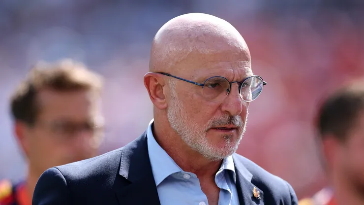 Luis de la Fuente of Spain at 2026 World Cup final.