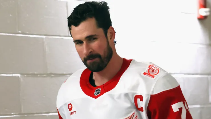 Dylan Larkin #71 of the Detroit Red Wings.