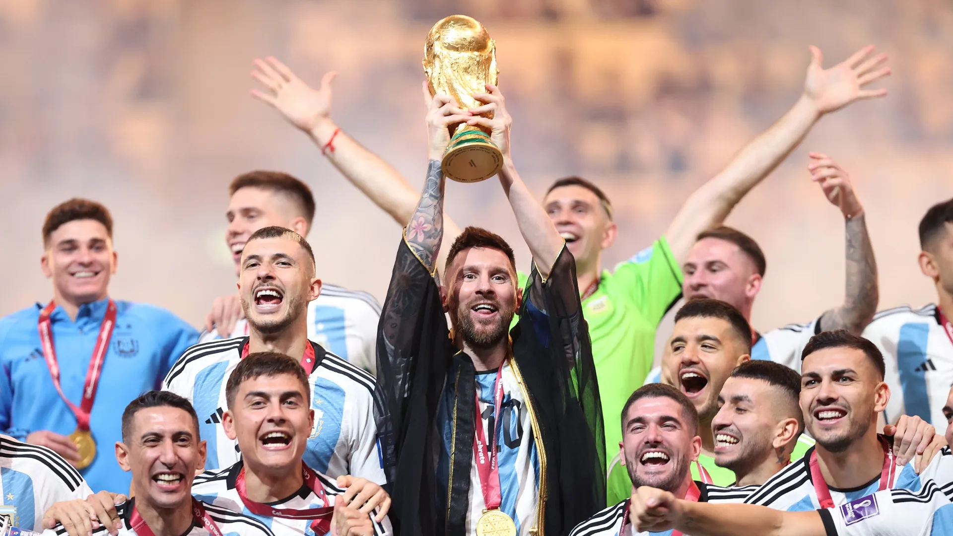Lionel Messi of Argentina